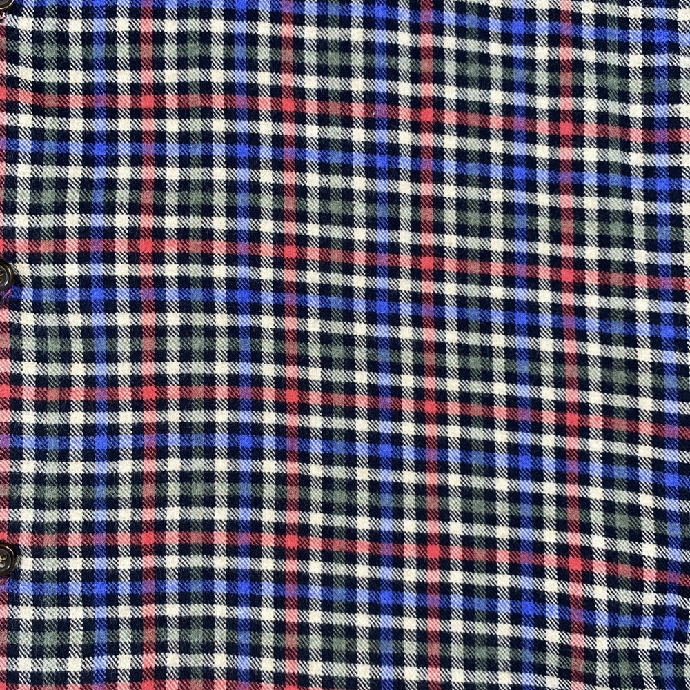 Orvis Luxury‎ Flannel Shirt Men's XL Multicolor Window Plaid Long Sleeve Outdoor - Picture 3 of 10